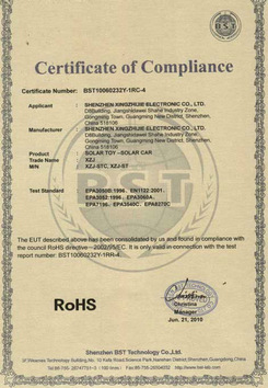 Certificado de panel solar fotovoltaico