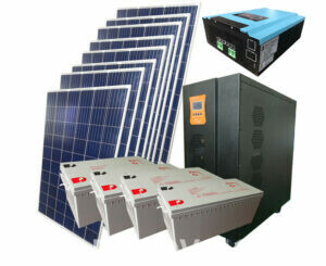 Sistema de energía solar Cumstomized hogar 220v 10Kw generador solar doméstico fuera de la red