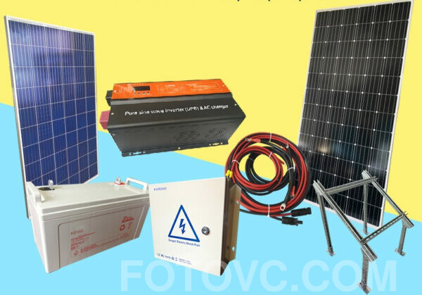Sistema de energía solar personalizado hogar 220v 3000w generador solar doméstico fuera de la red - Image 4