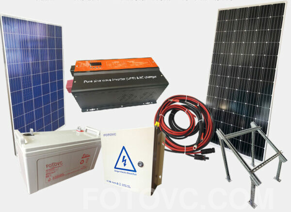 Sistema de energía solar personalizado hogar 220v 3000w generador solar doméstico fuera de la red - Image 3