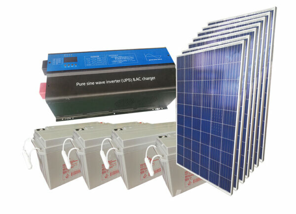 Sistema de energía solar casero fuera de la red personalizado 220v 5Kw Generador solar casero